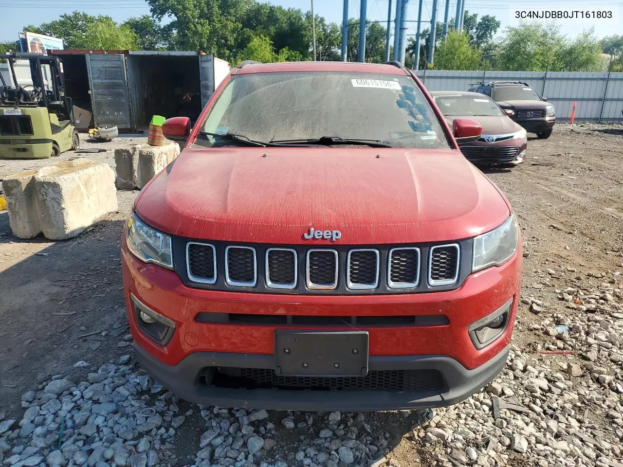 2018 Jeep Compass Latitude VIN: 3C4NJDBB0JT161803 Lot: 60615156