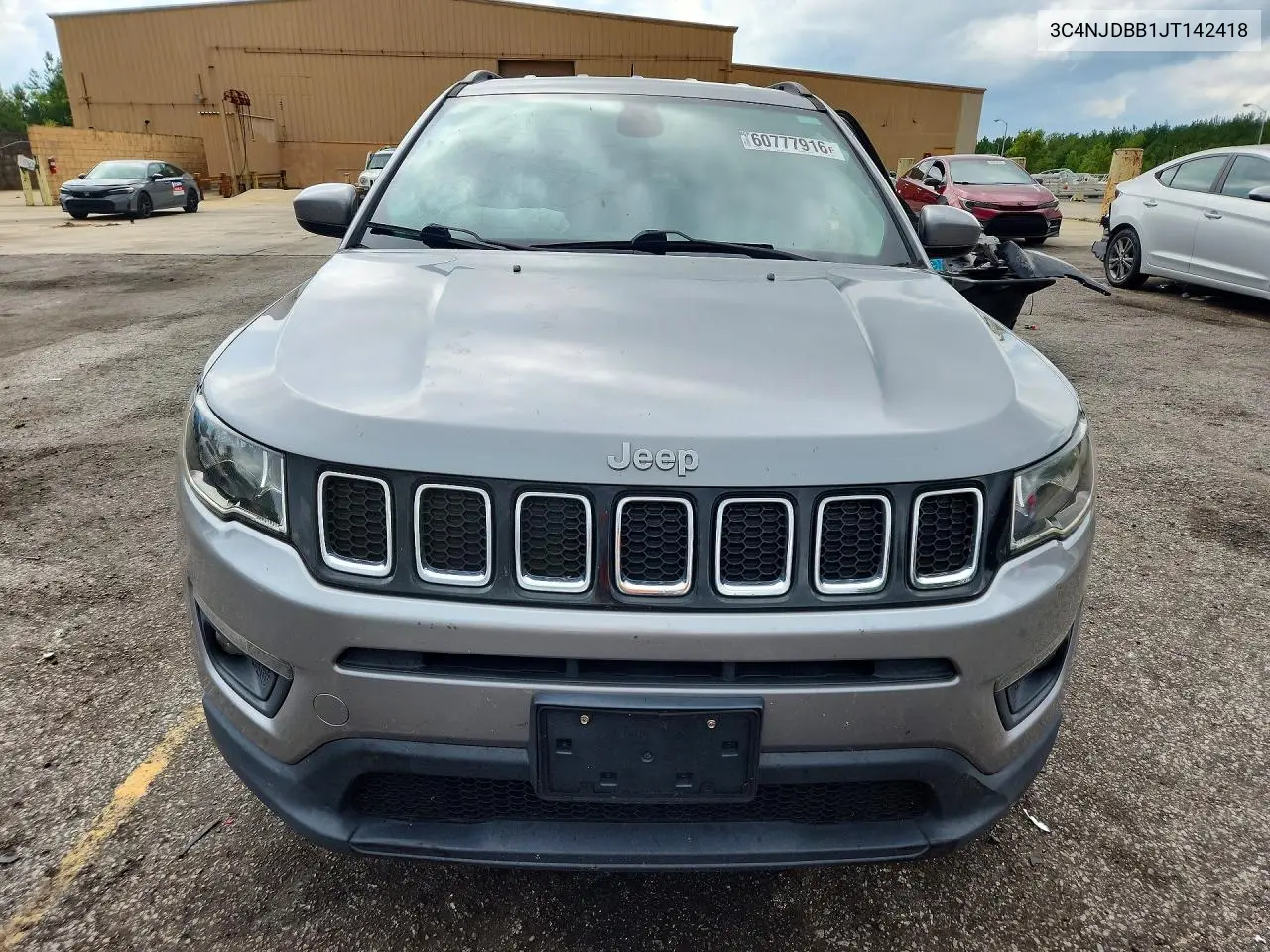 2018 Jeep Compass Latitude VIN: 3C4NJDBB1JT142418 Lot: 60777916