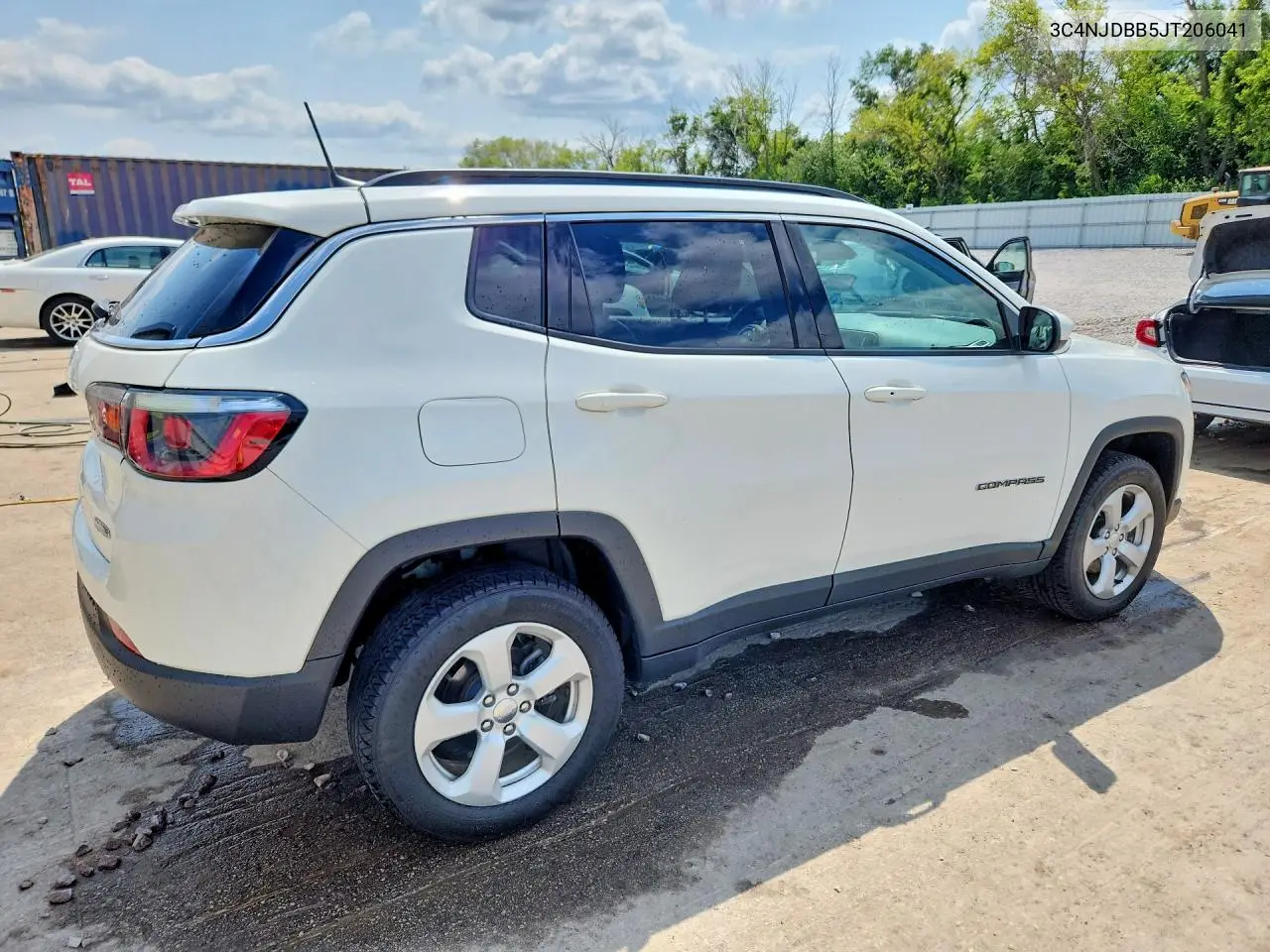 2018 Jeep Compass Latitude VIN: 3C4NJDBB5JT206041 Lot: 61379276