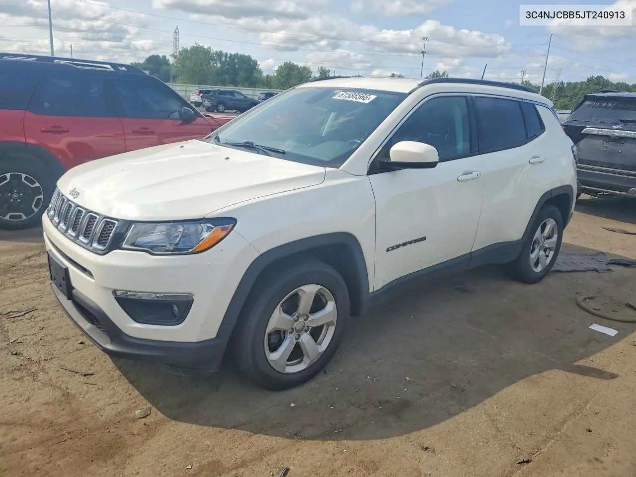 2018 Jeep Compass Latitude VIN: 3C4NJCBB5JT240913 Lot: 61588566