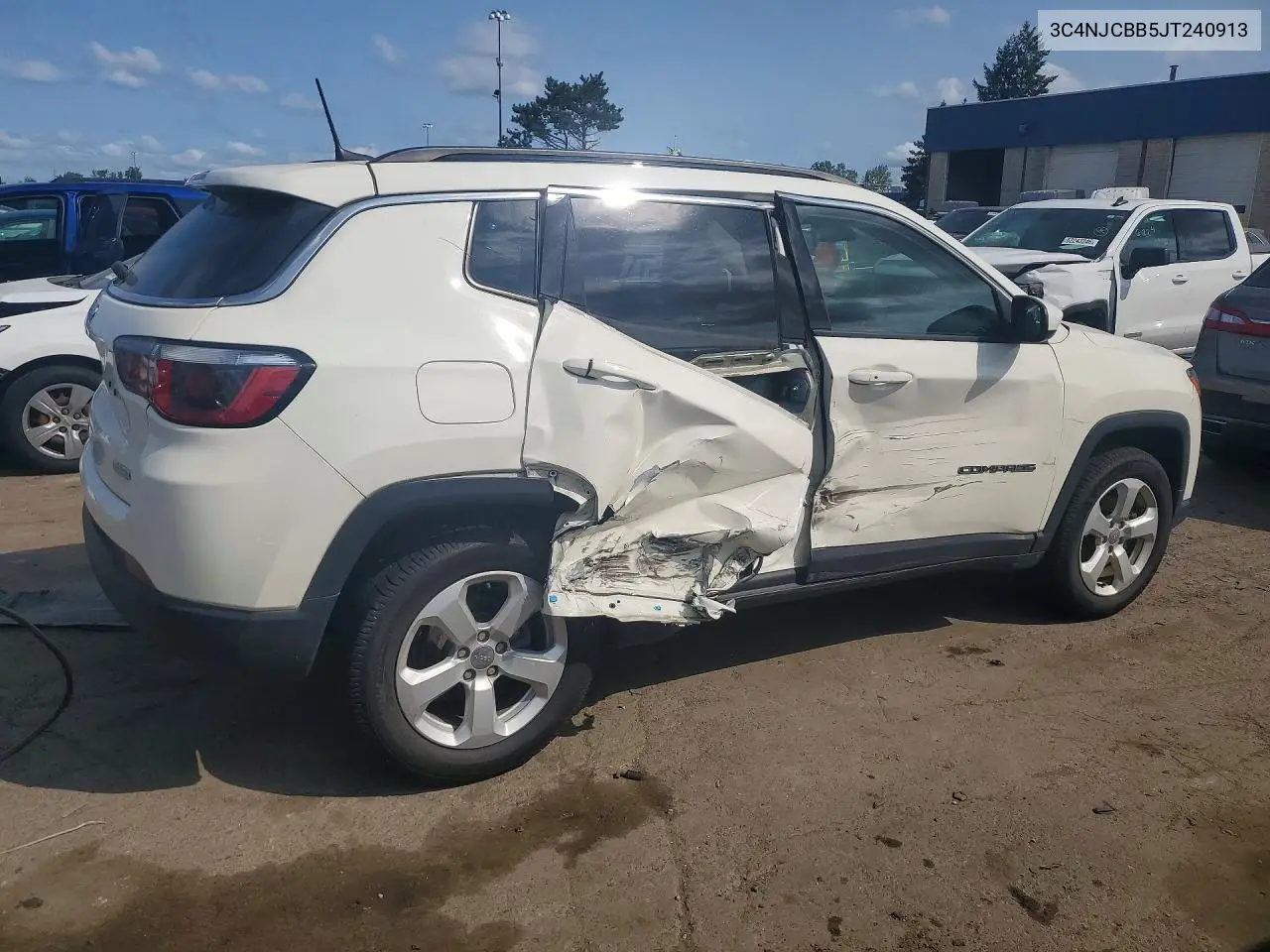 2018 Jeep Compass Latitude VIN: 3C4NJCBB5JT240913 Lot: 61588566