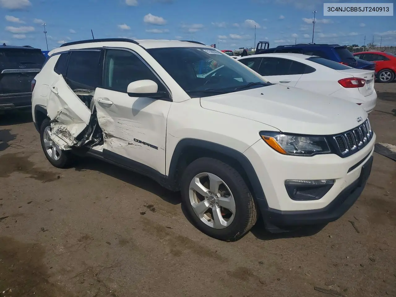2018 Jeep Compass Latitude VIN: 3C4NJCBB5JT240913 Lot: 61588566
