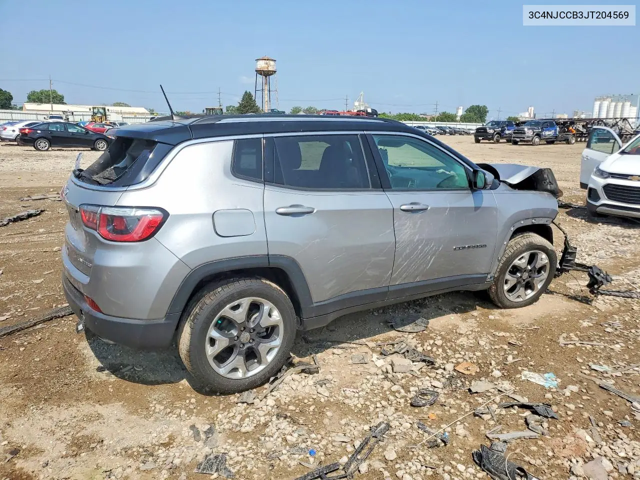 2018 Jeep Compass Limited VIN: 3C4NJCCB3JT204569 Lot: 61726506