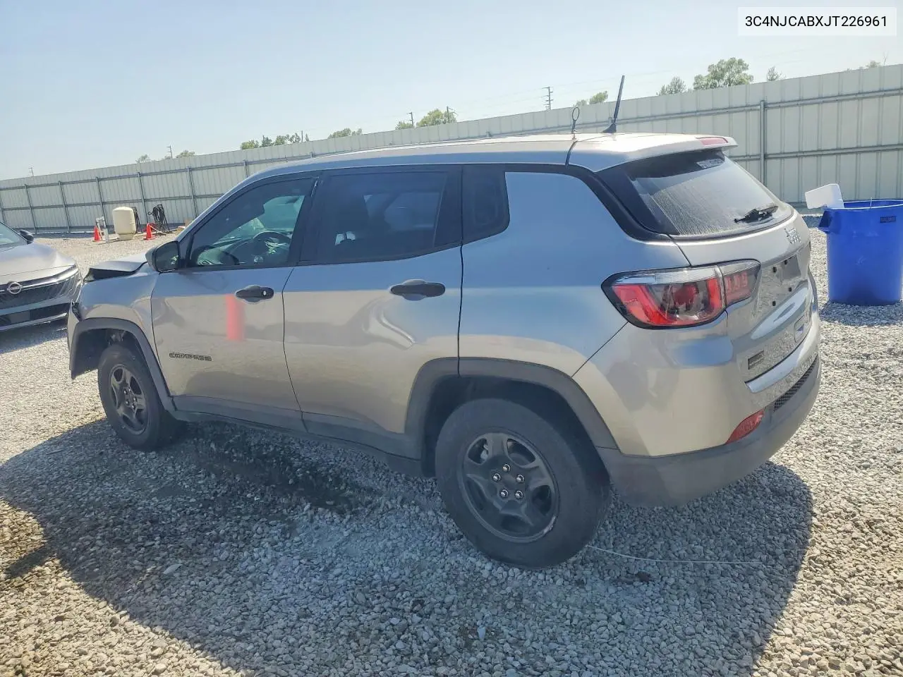 2018 Jeep Compass Sport VIN: 3C4NJCABXJT226961 Lot: 61889946