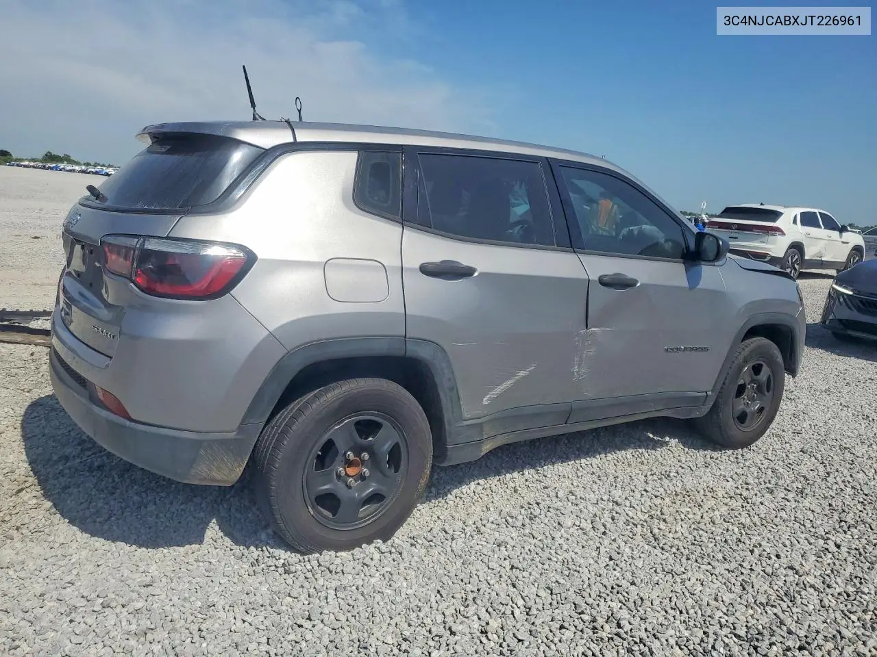 2018 Jeep Compass Sport VIN: 3C4NJCABXJT226961 Lot: 61889946