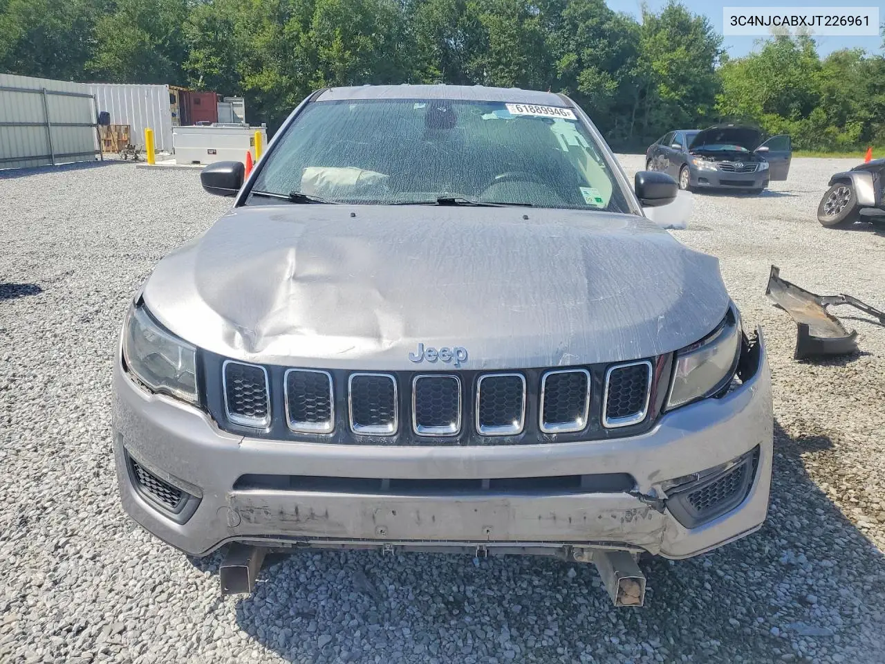 2018 Jeep Compass Sport VIN: 3C4NJCABXJT226961 Lot: 61889946