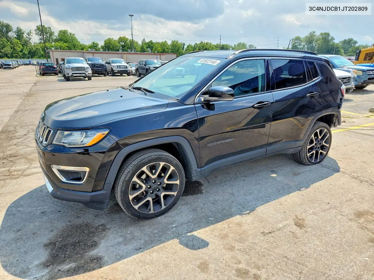 2018 Jeep Compass Limited VIN: 3C4NJDCB1JT202809 Lot: 61923146