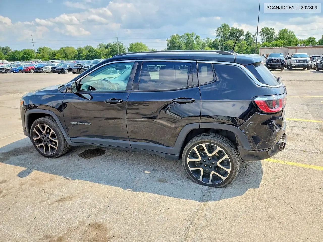 2018 Jeep Compass Limited VIN: 3C4NJDCB1JT202809 Lot: 61923146