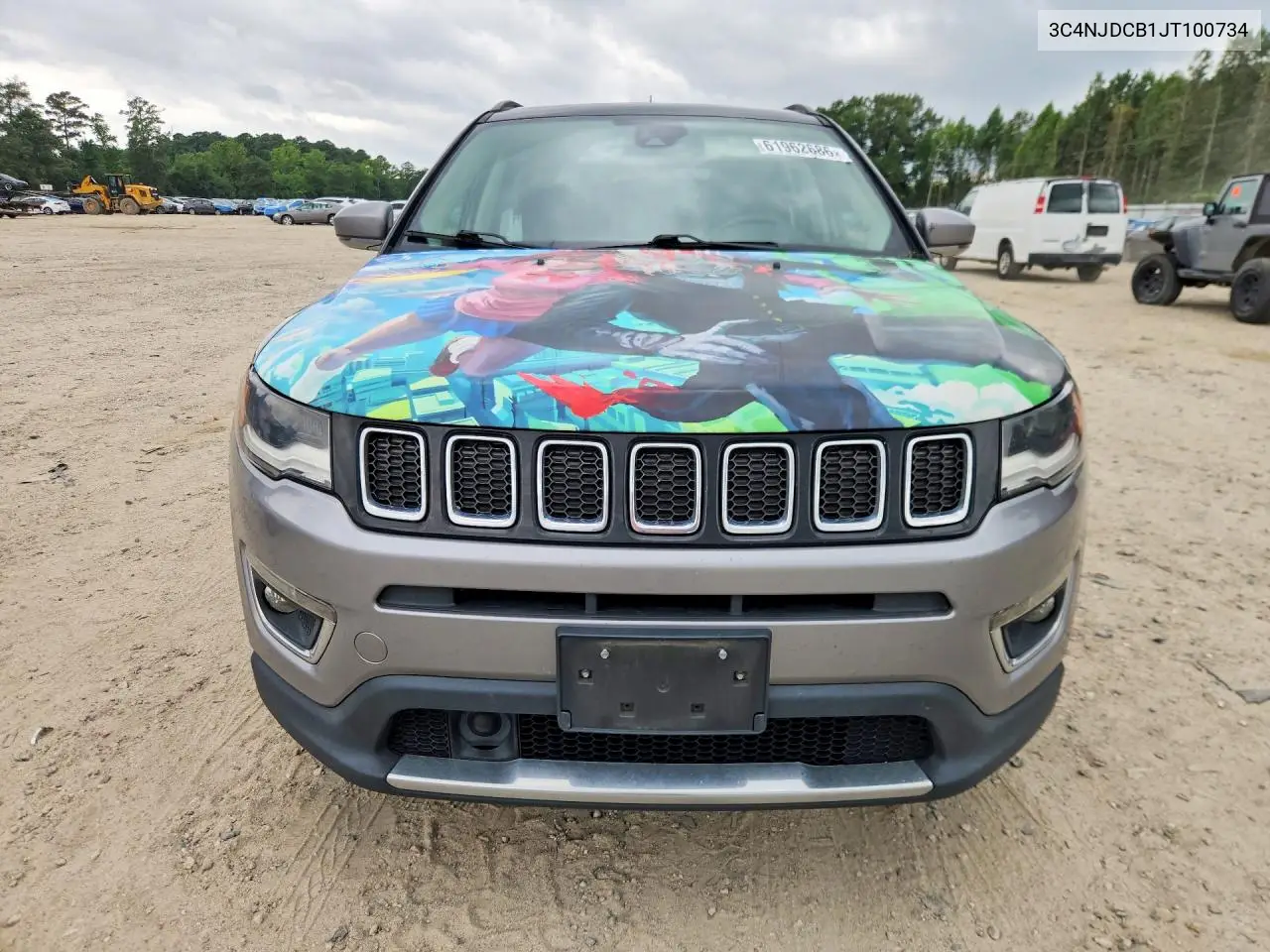 2018 Jeep Compass Limited VIN: 3C4NJDCB1JT100734 Lot: 61962686