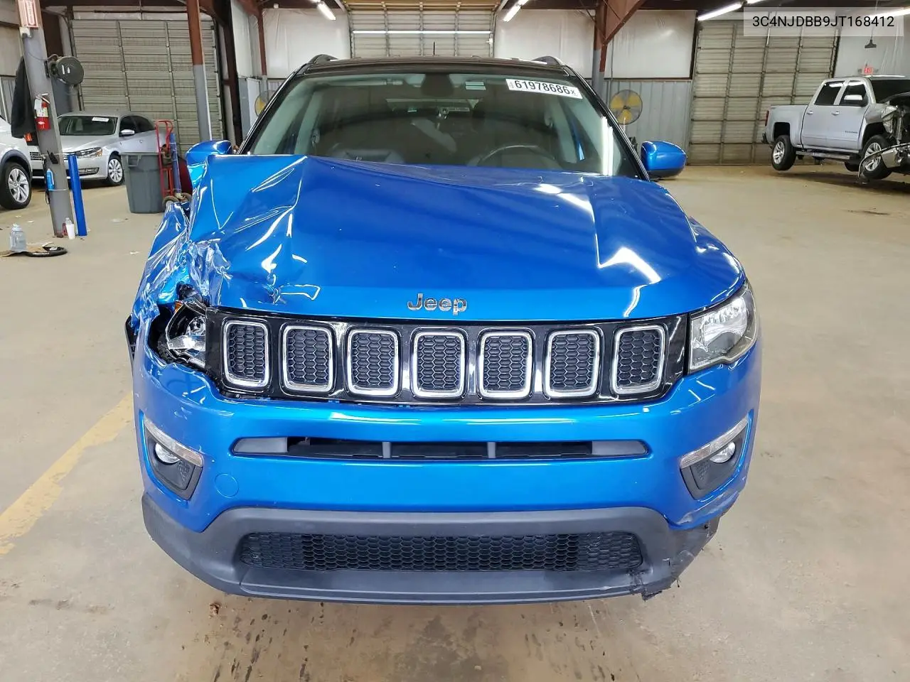 2018 Jeep Compass Latitude VIN: 3C4NJDBB9JT168412 Lot: 61978686