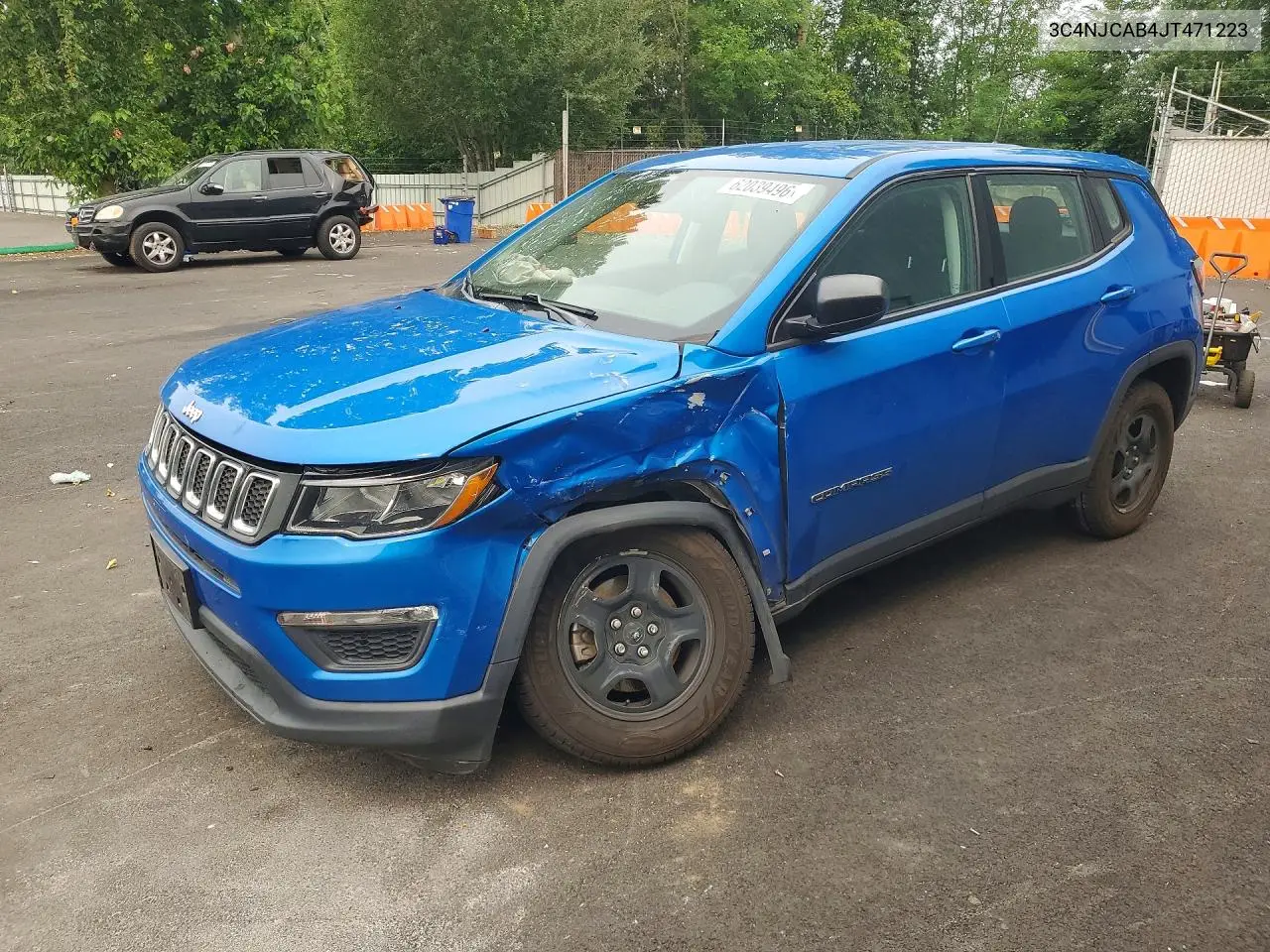 2018 Jeep Compass Sport VIN: 3C4NJCAB4JT471223 Lot: 62039496