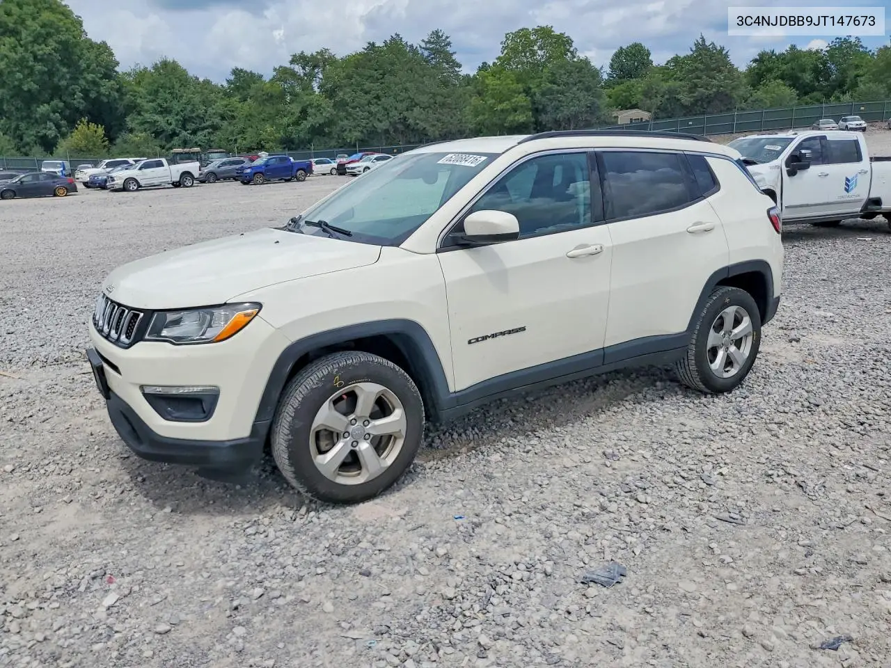 2018 Jeep Compass Latitude VIN: 3C4NJDBB9JT147673 Lot: 62068416