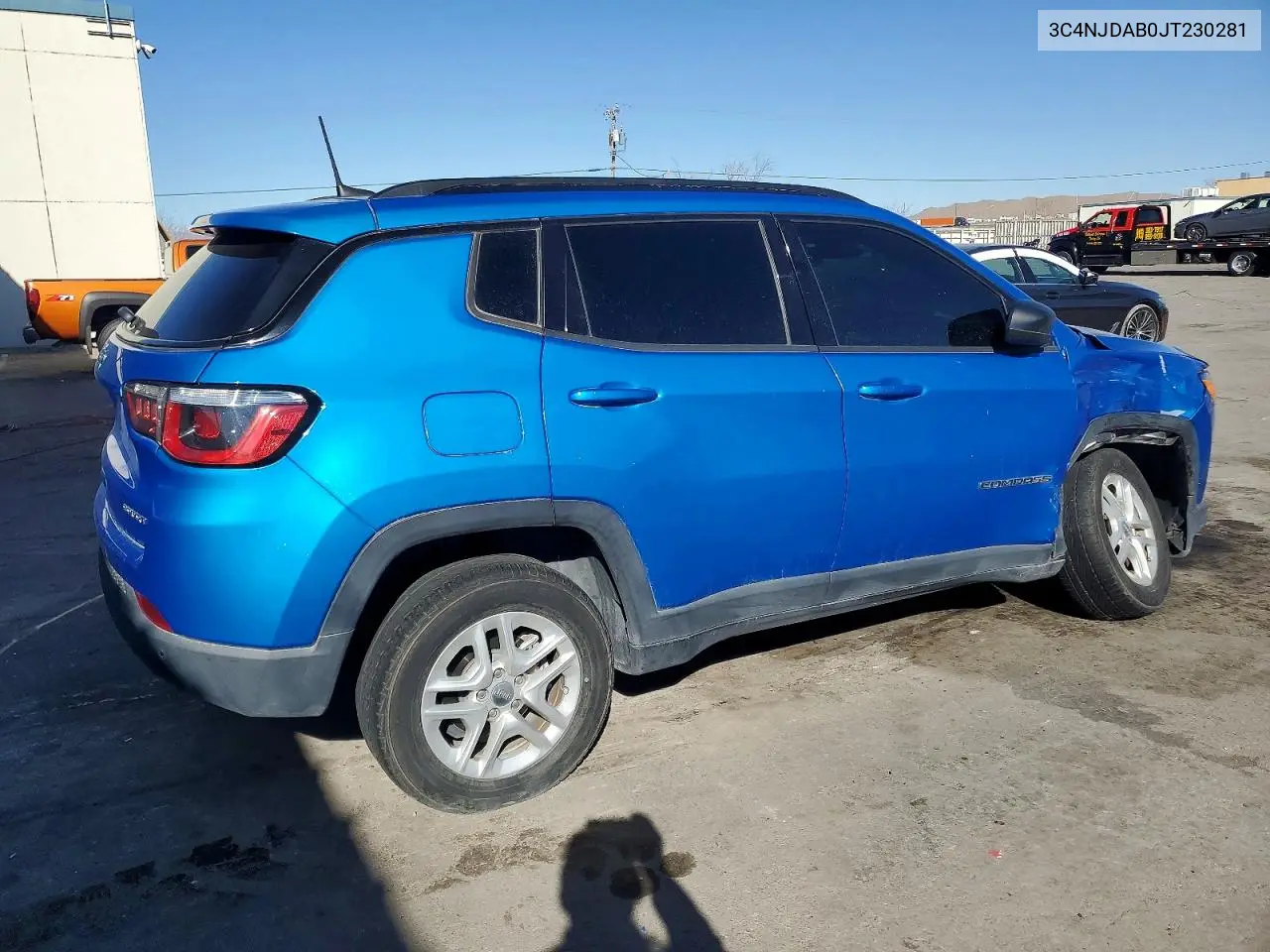 3C4NJDAB0JT230281 2018 Jeep Compass Sport
