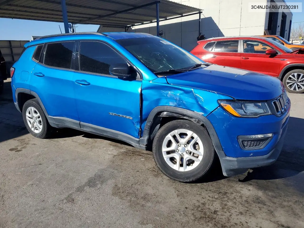 3C4NJDAB0JT230281 2018 Jeep Compass Sport