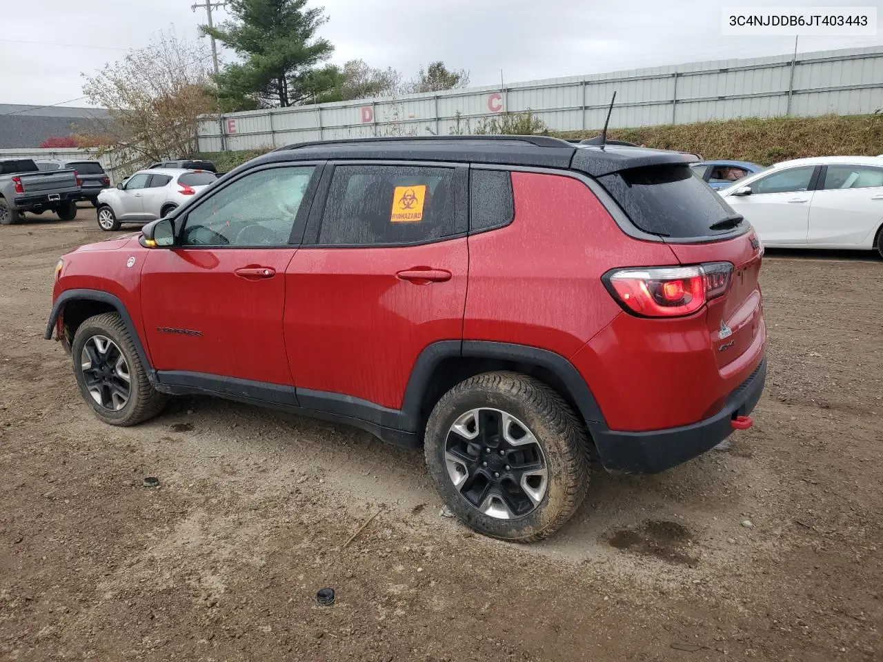 3C4NJDDB6JT403443 2018 Jeep Compass Trailhawk
