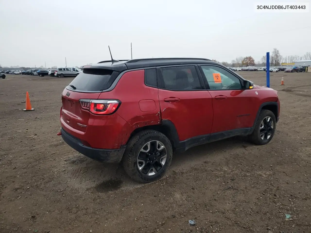 3C4NJDDB6JT403443 2018 Jeep Compass Trailhawk