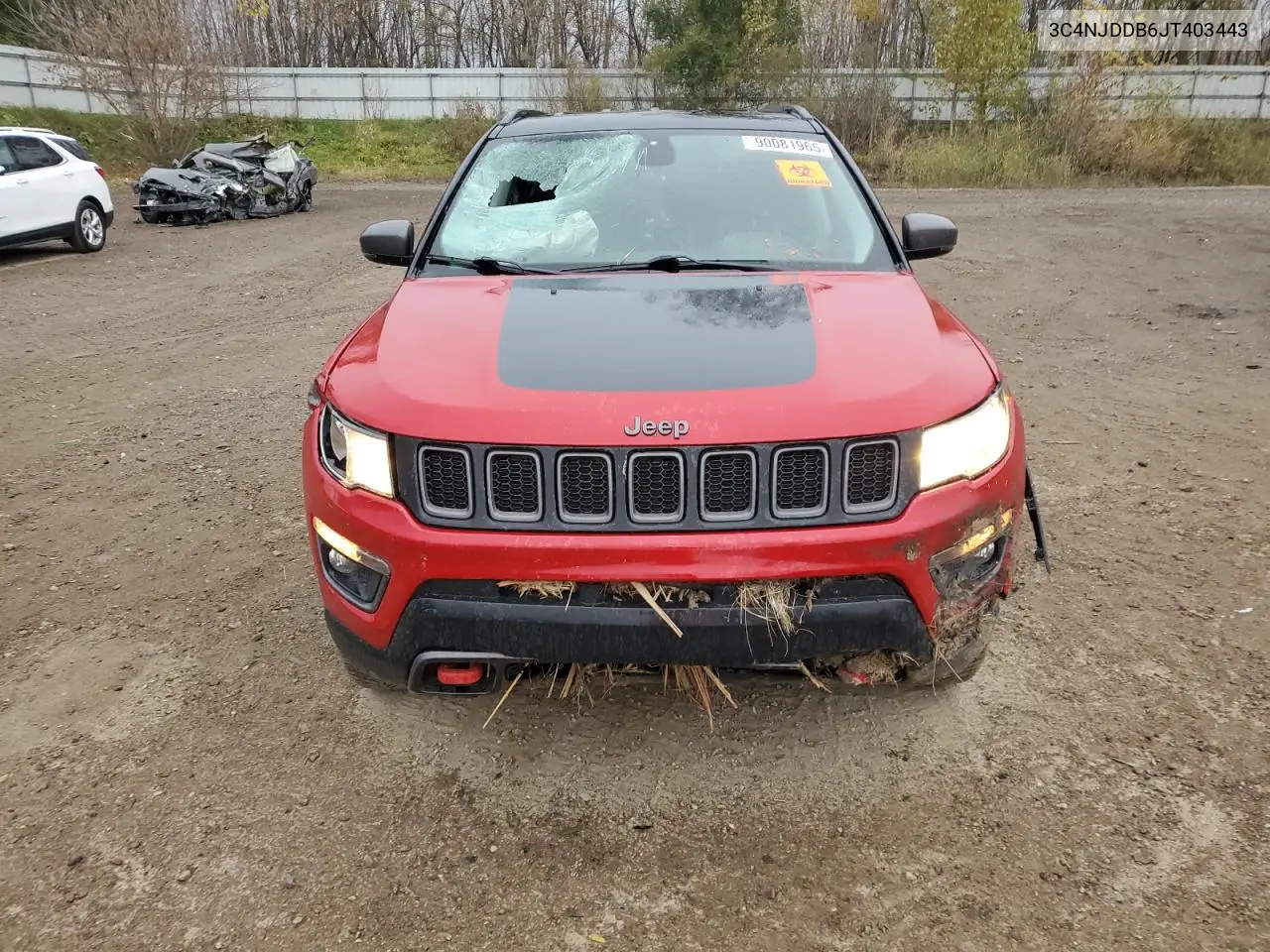3C4NJDDB6JT403443 2018 Jeep Compass Trailhawk
