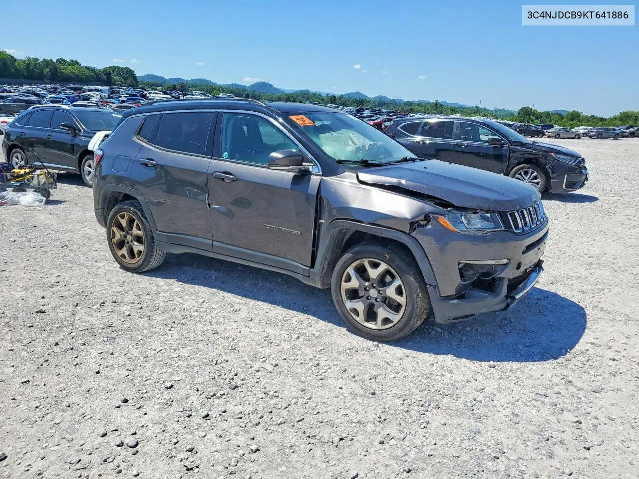 2019 Jeep Compass Limited VIN: 3C4NJDCB9KT641886 Lot: 55331816