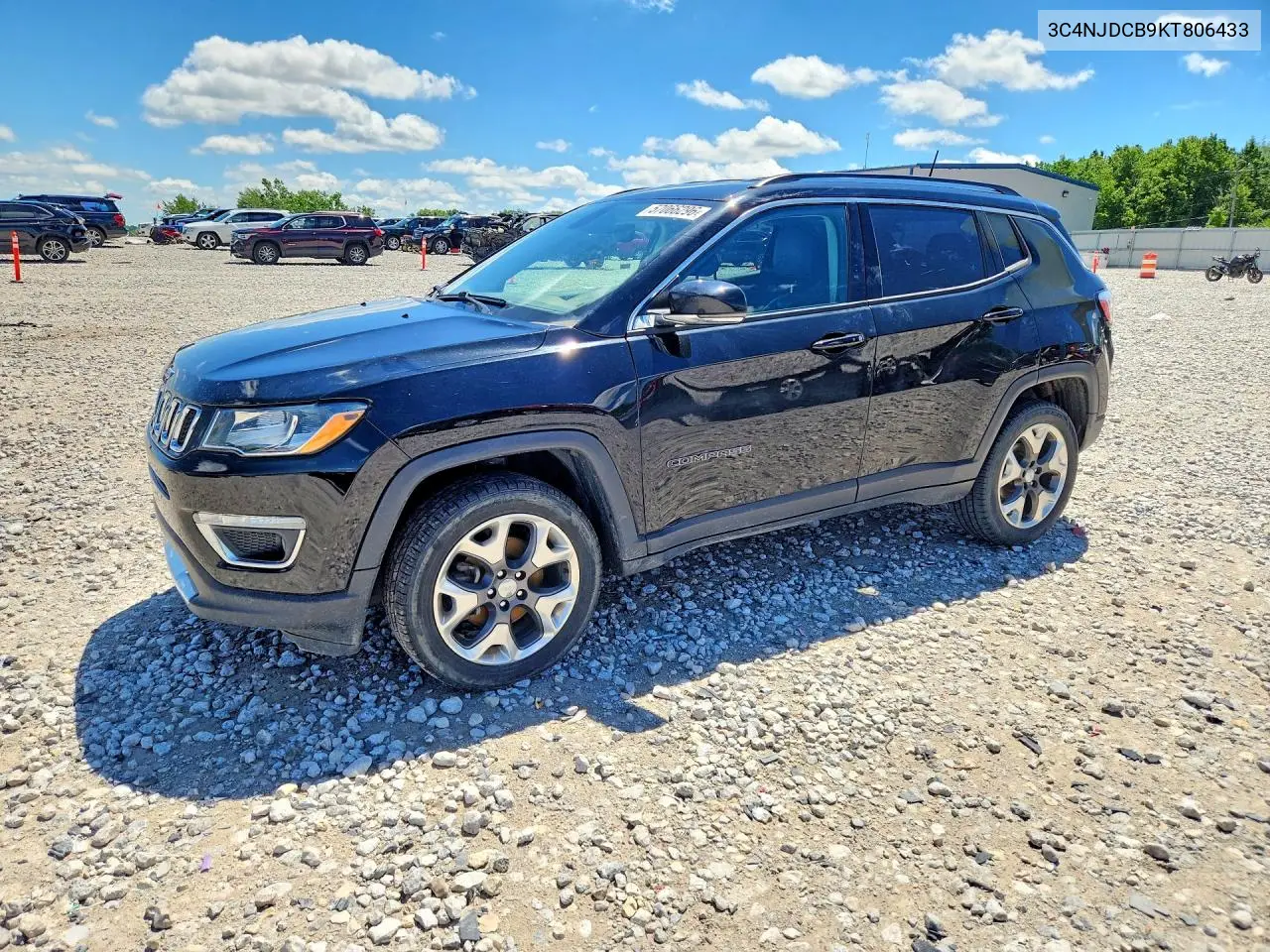 2019 Jeep Compass Limited VIN: 3C4NJDCB9KT806433 Lot: 57066296