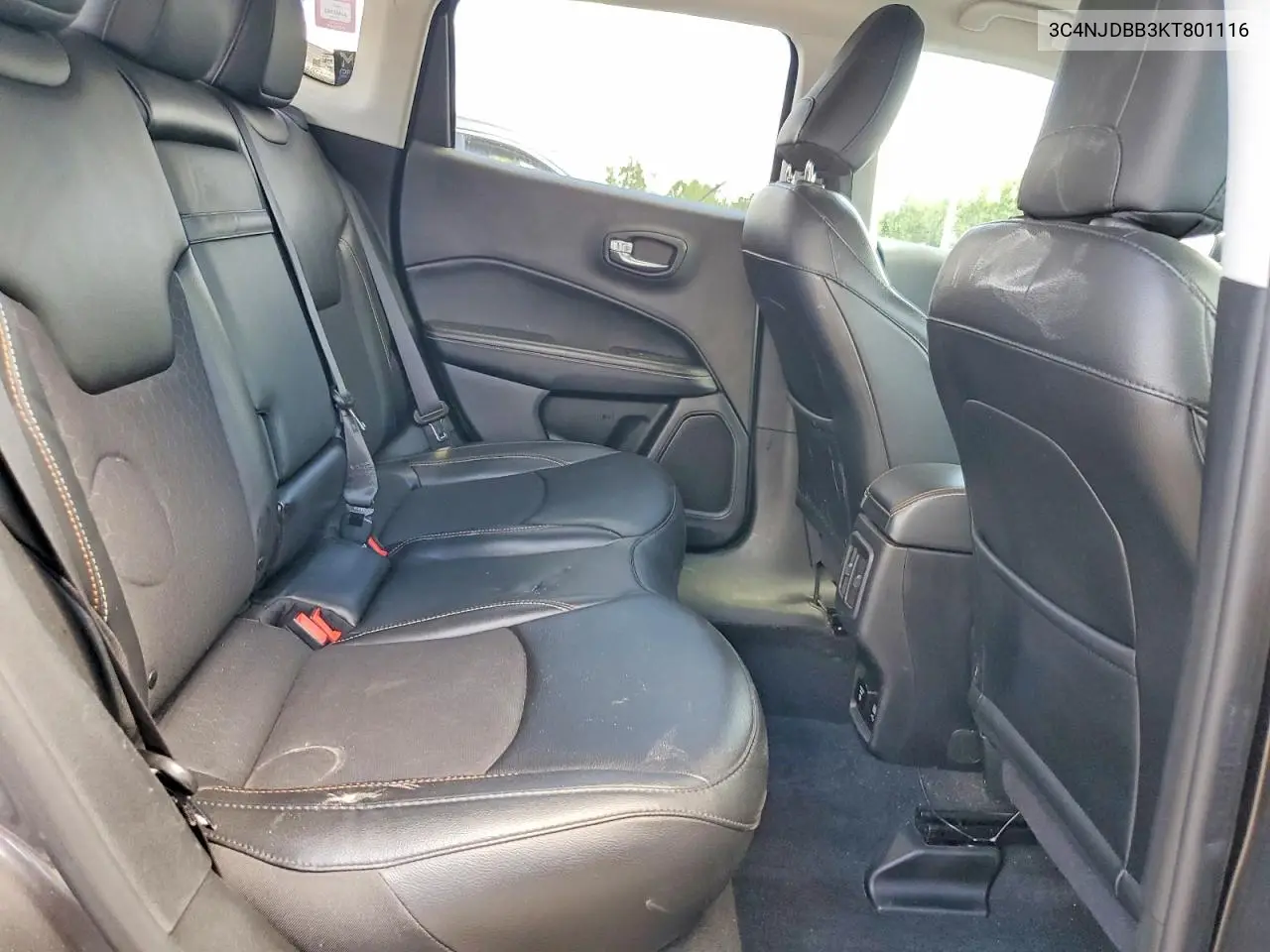 2019 Jeep Compass Latitude VIN: 3C4NJDBB3KT801116 Lot: 58635596