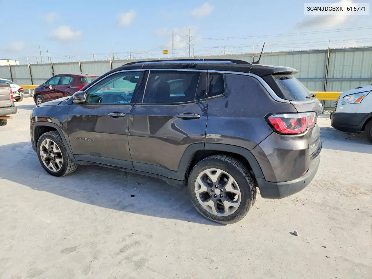 2019 Jeep Compass Limited VIN: 3C4NJDCBXKT616771 Lot: 59270076