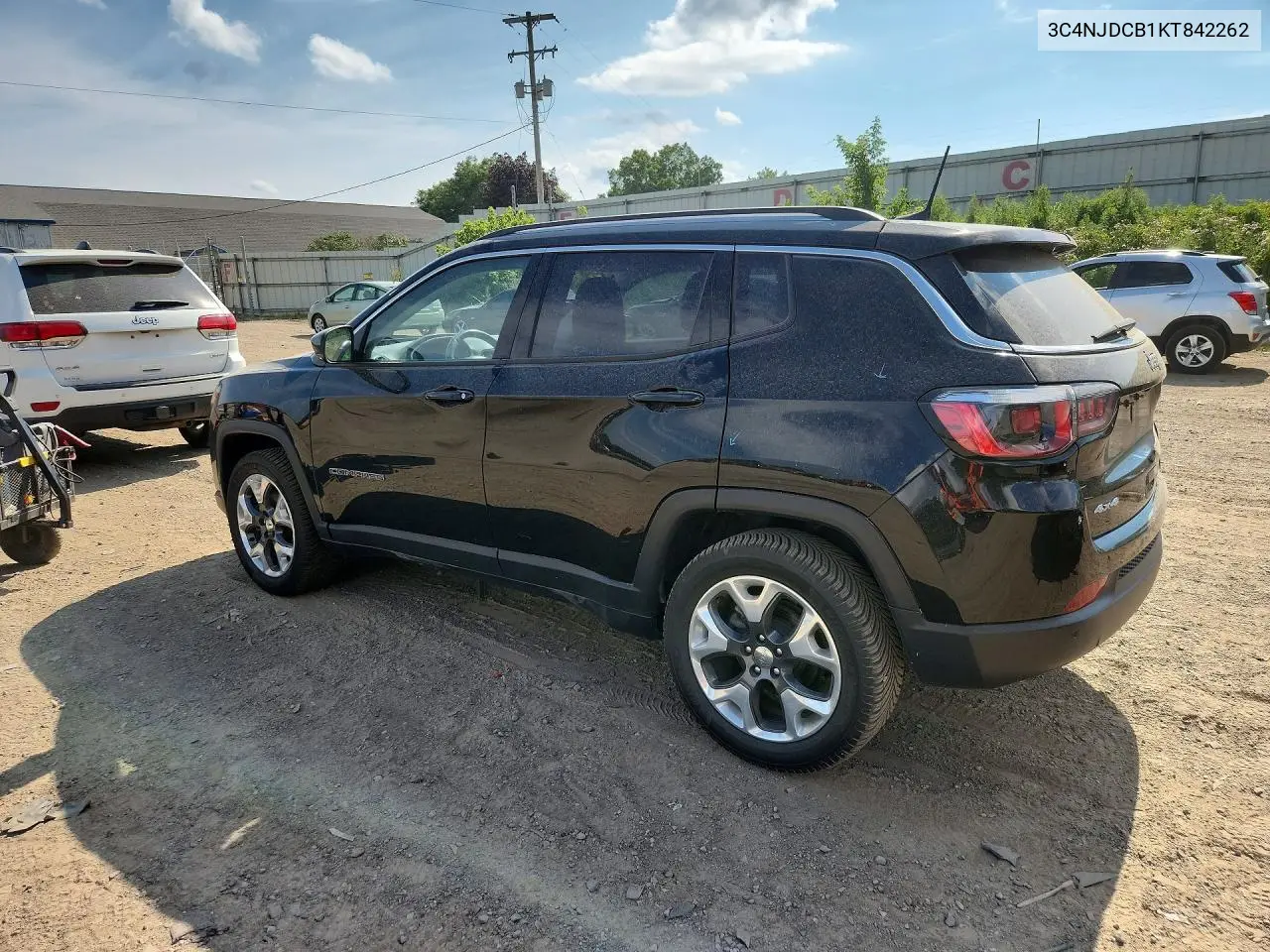2019 Jeep Compass Limited VIN: 3C4NJDCB1KT842262 Lot: 60010086