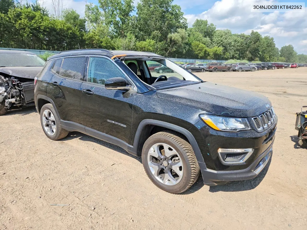 2019 Jeep Compass Limited VIN: 3C4NJDCB1KT842262 Lot: 60010086