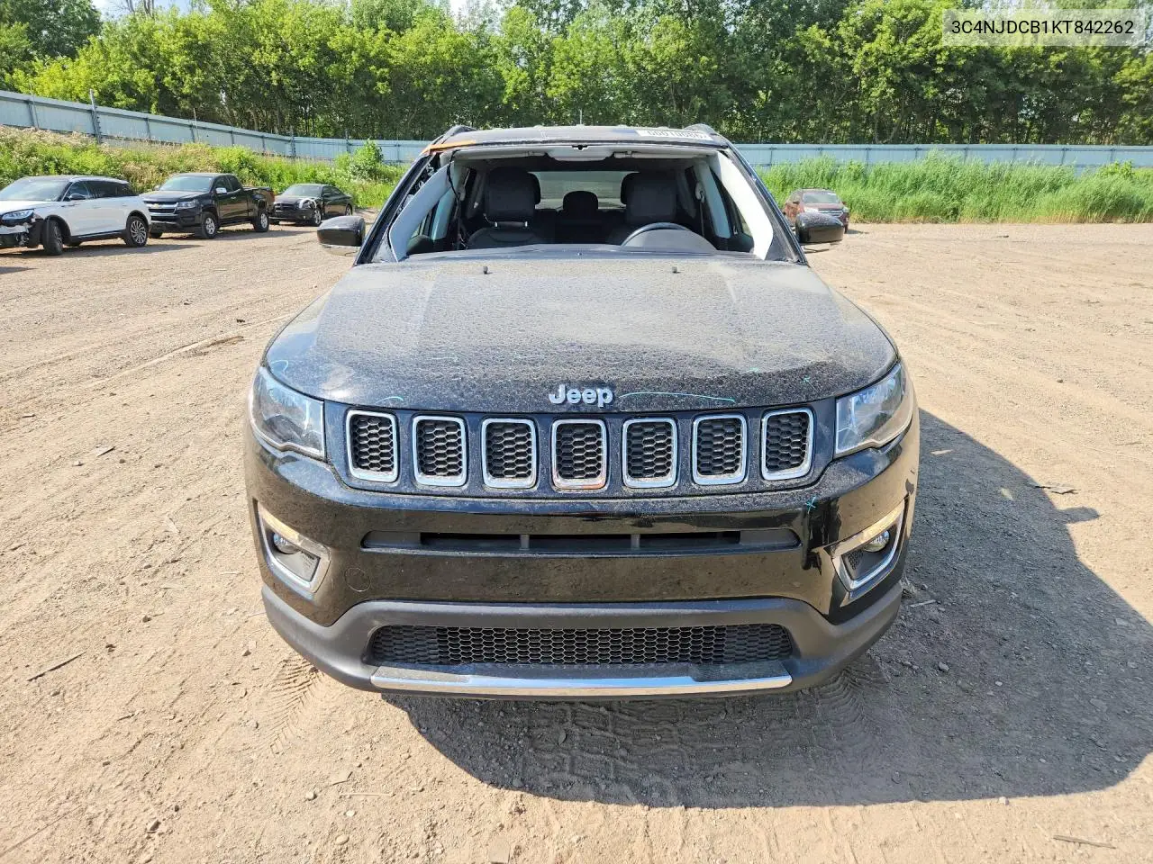2019 Jeep Compass Limited VIN: 3C4NJDCB1KT842262 Lot: 60010086