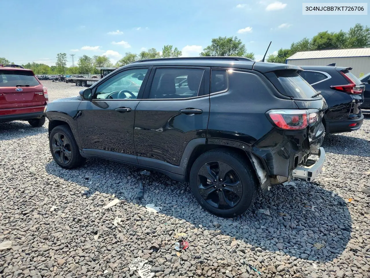 2019 Jeep Compass Latitude VIN: 3C4NJCBB7KT726706 Lot: 60869586