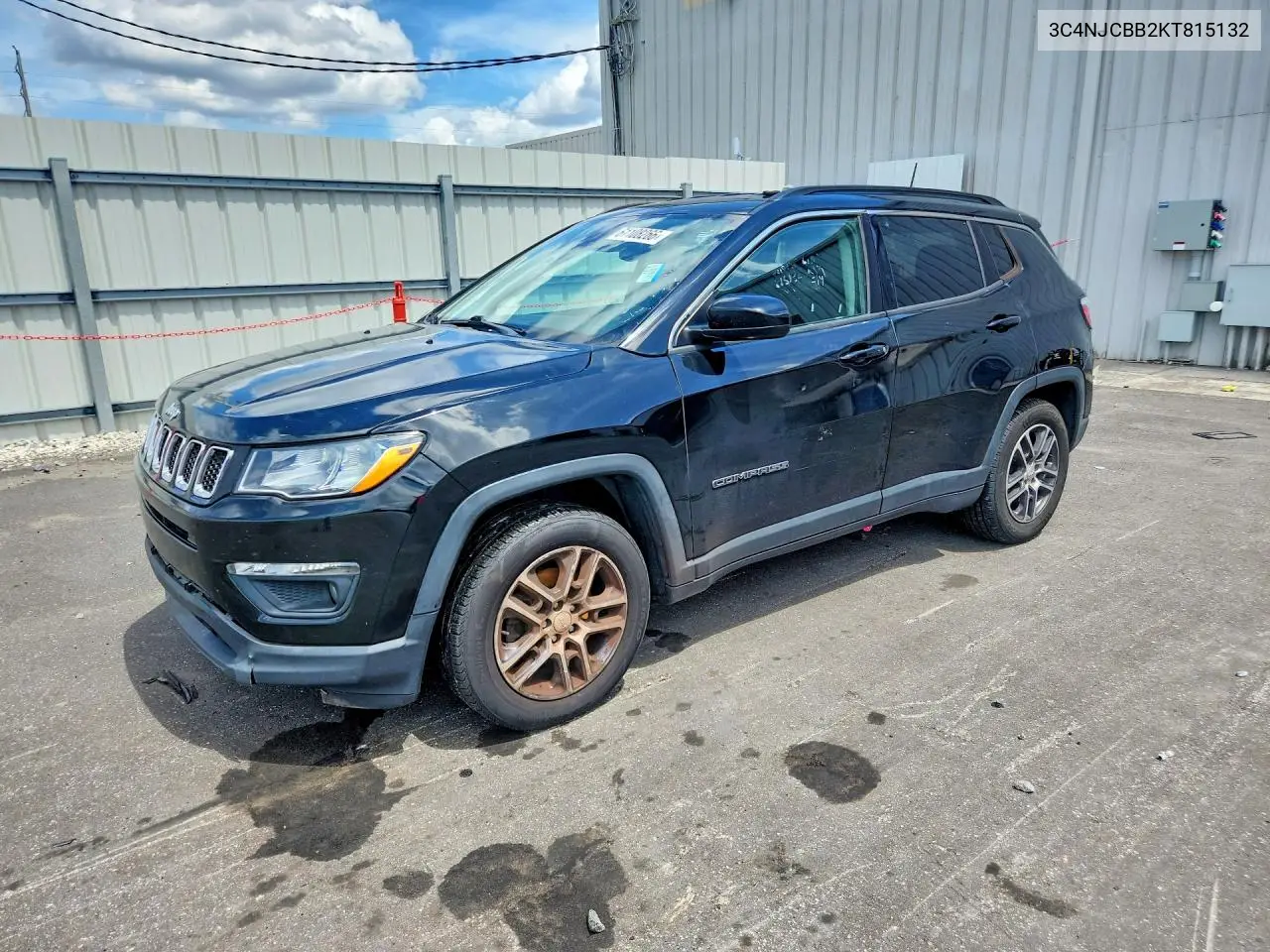 2019 Jeep Compass Latitude VIN: 3C4NJCBB2KT815132 Lot: 61108266