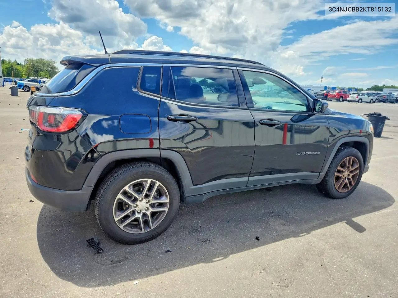 2019 Jeep Compass Latitude VIN: 3C4NJCBB2KT815132 Lot: 61108266