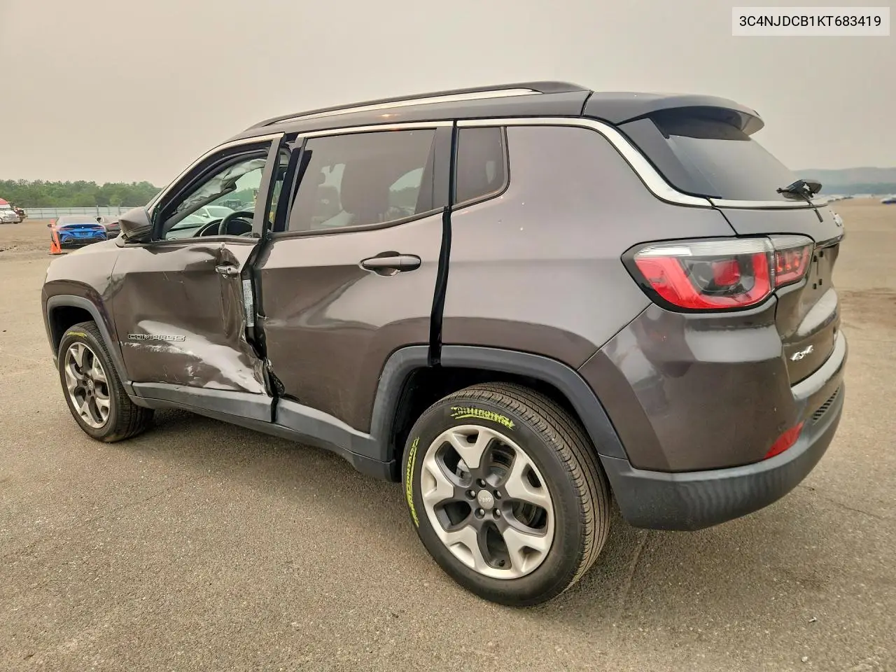 2019 Jeep Compass Limited VIN: 3C4NJDCB1KT683419 Lot: 61186486