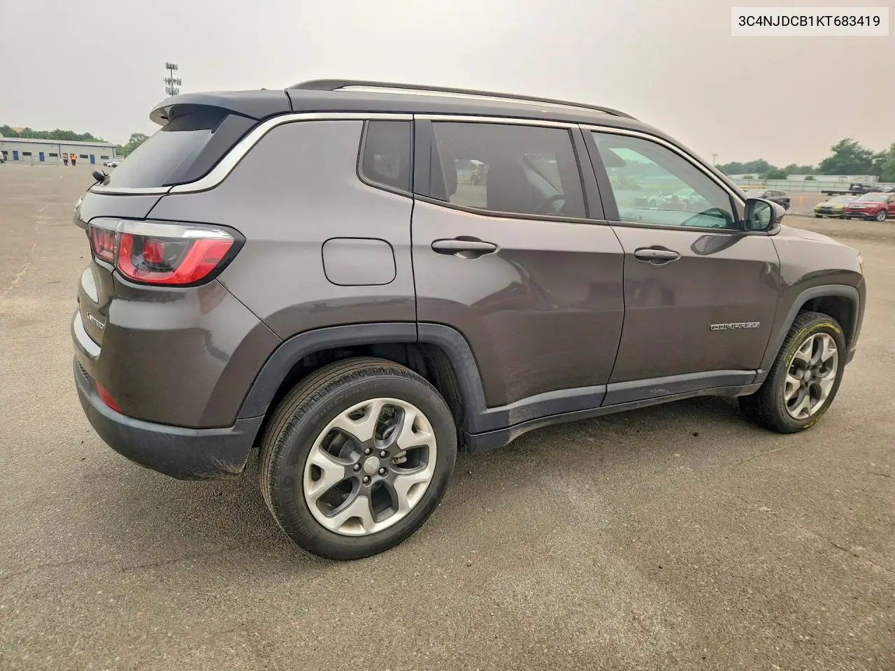 2019 Jeep Compass Limited VIN: 3C4NJDCB1KT683419 Lot: 61186486