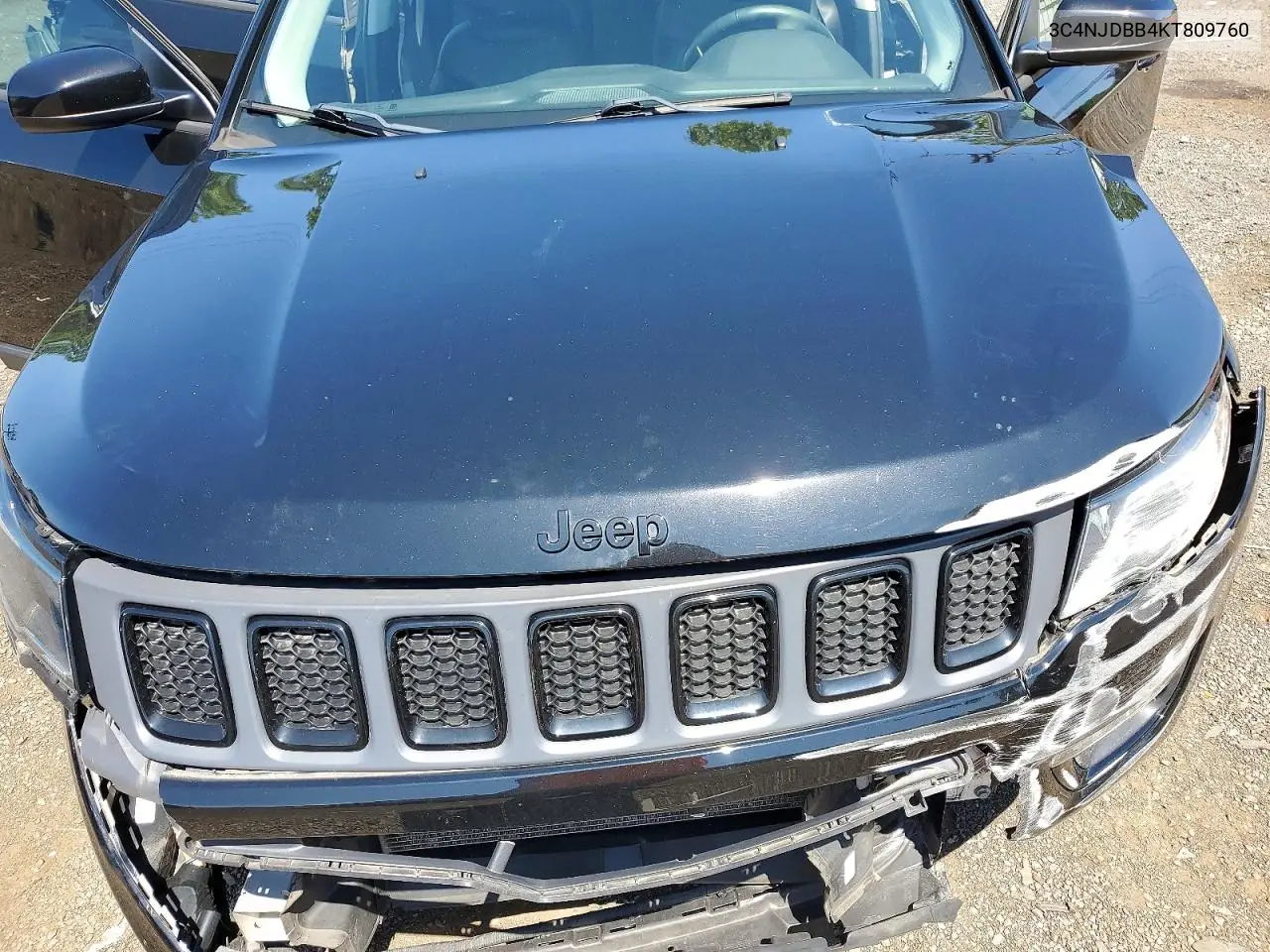 2019 Jeep Compass Latitude VIN: 3C4NJDBB4KT809760 Lot: 61547496