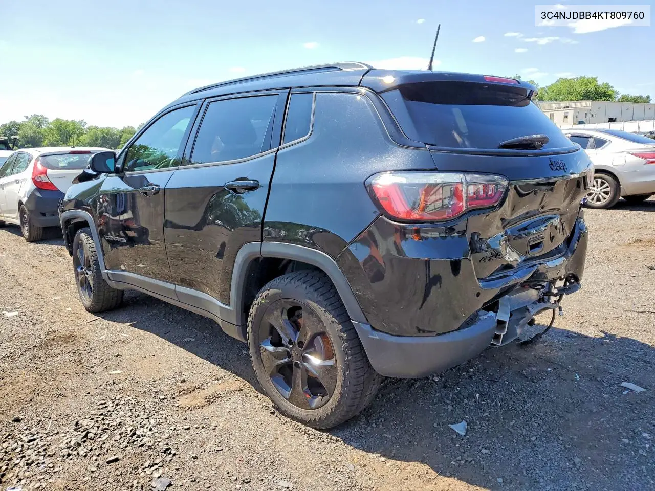 2019 Jeep Compass Latitude VIN: 3C4NJDBB4KT809760 Lot: 61547496