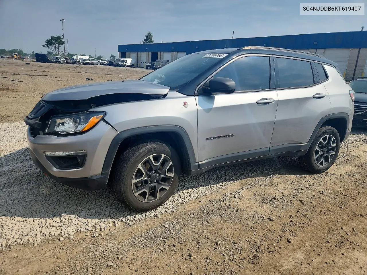 2019 Jeep Compass Trailhawk VIN: 3C4NJDDB6KT619407 Lot: 61700486