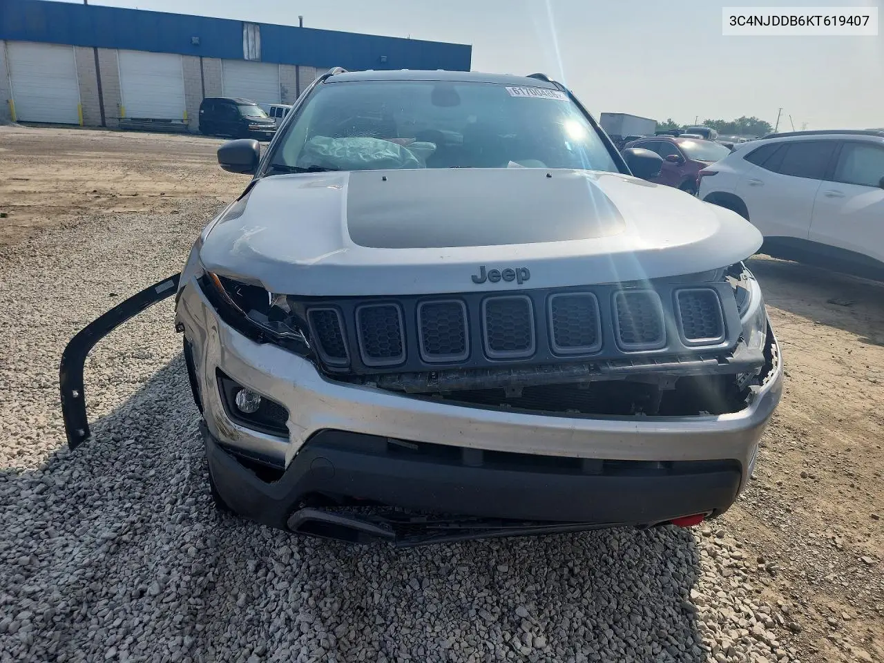 2019 Jeep Compass Trailhawk VIN: 3C4NJDDB6KT619407 Lot: 61700486