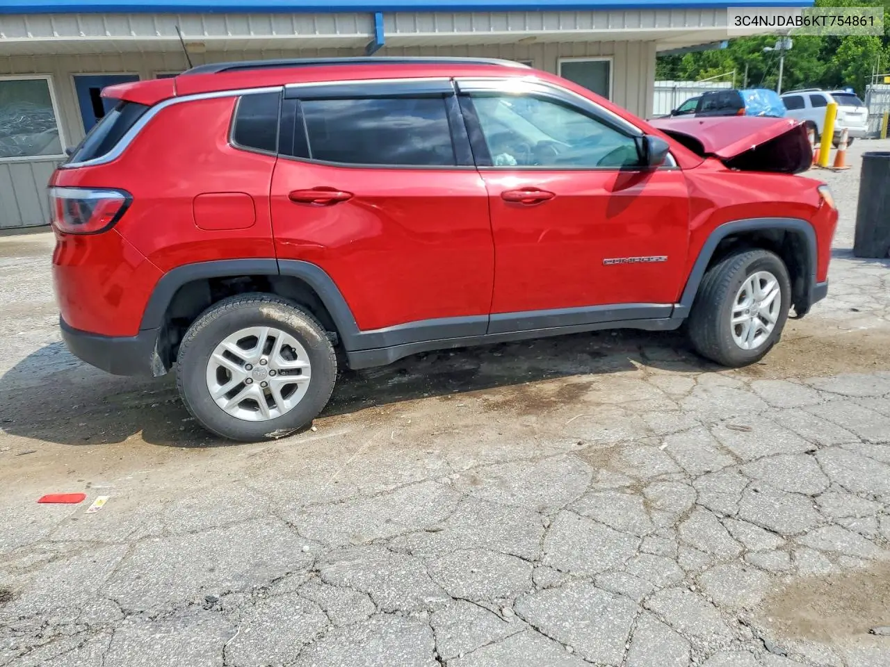 2019 Jeep Compass Sport VIN: 3C4NJDAB6KT754861 Lot: 62070996