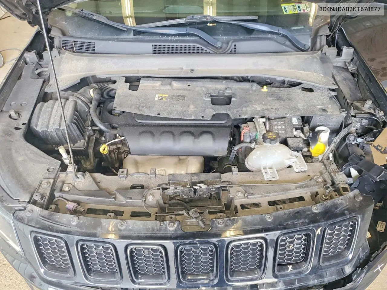 2019 Jeep Compass Sport VIN: 3C4NJDAB2KT678877 Lot: 85627095