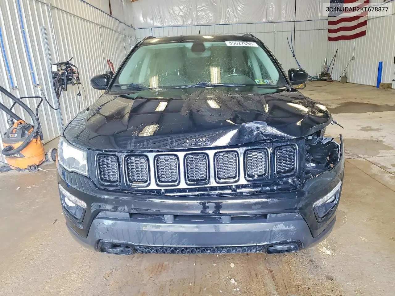 2019 Jeep Compass Sport VIN: 3C4NJDAB2KT678877 Lot: 85627095