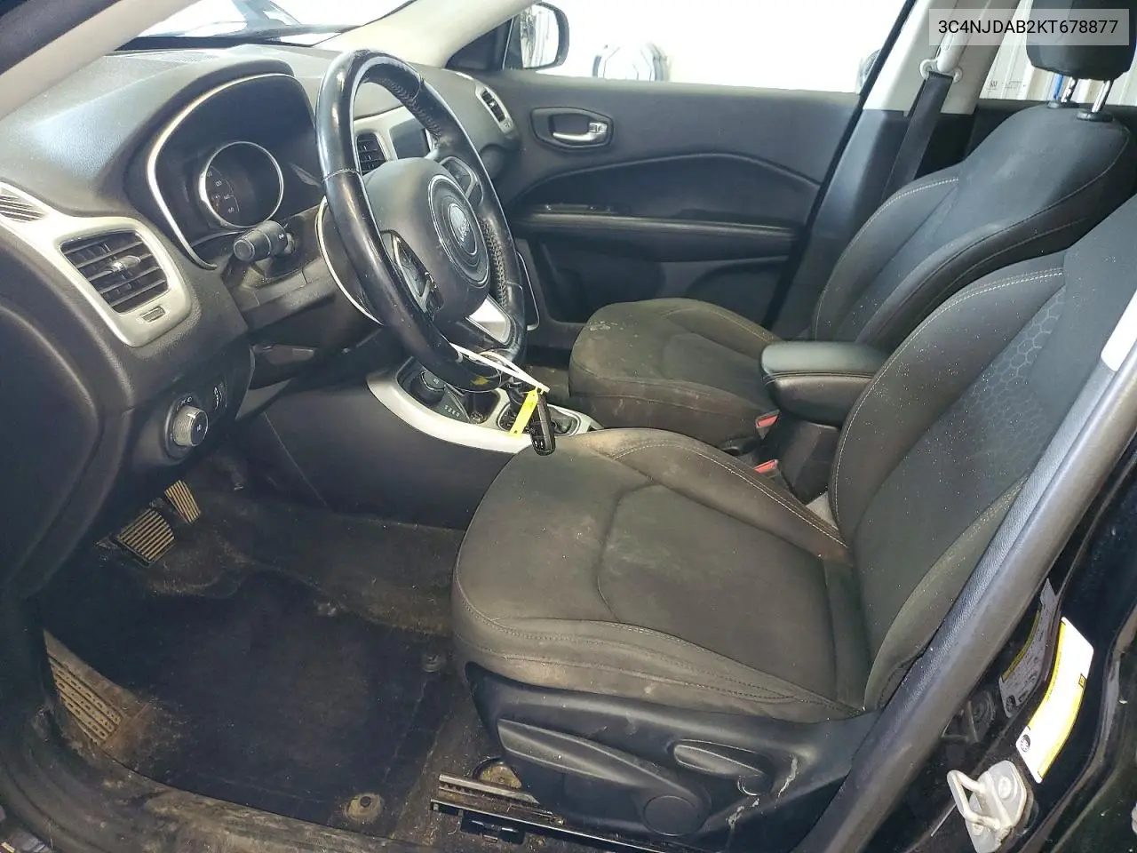 2019 Jeep Compass Sport VIN: 3C4NJDAB2KT678877 Lot: 85627095