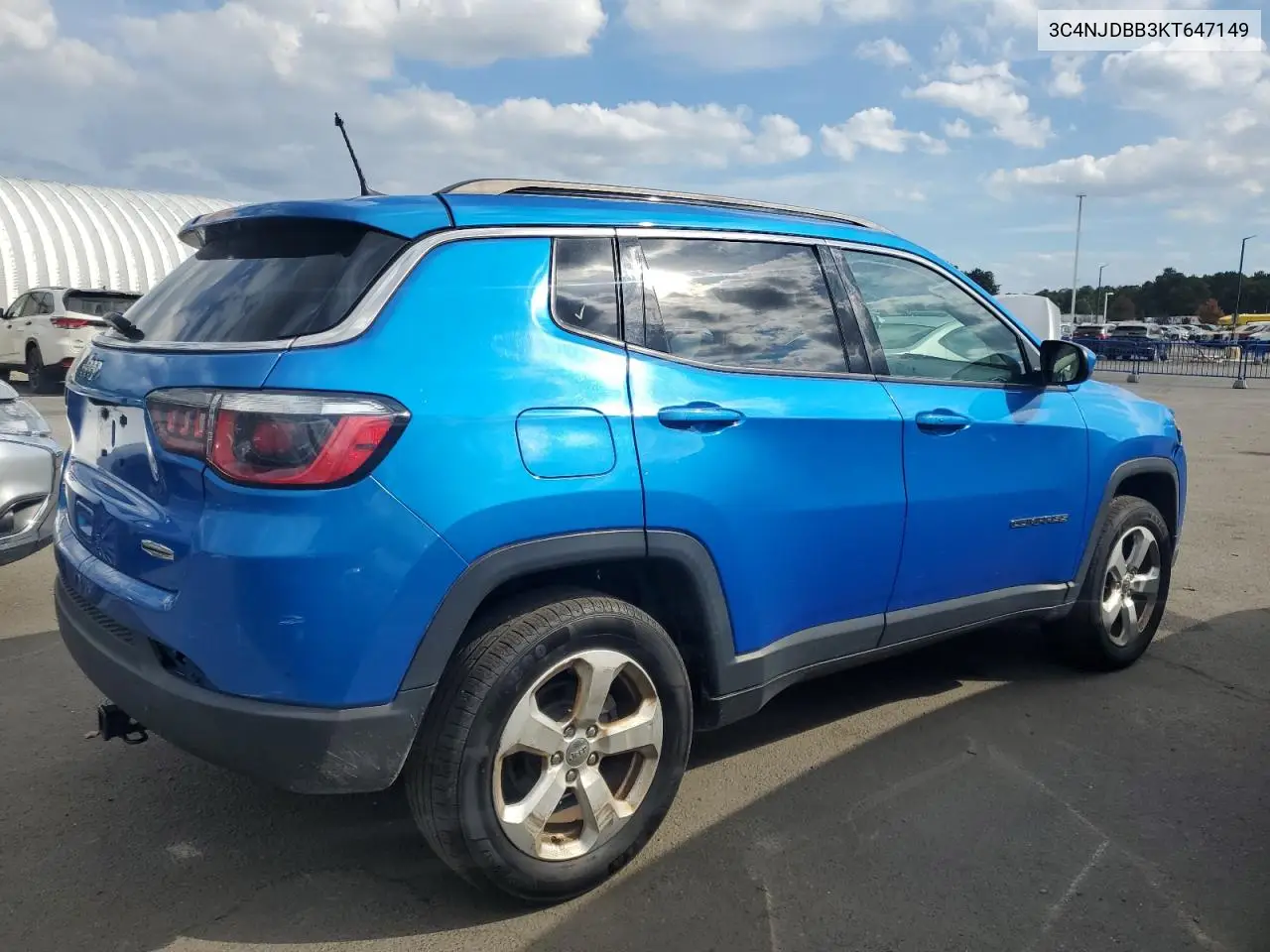 3C4NJDBB3KT647149 2019 Jeep Compass Latitude