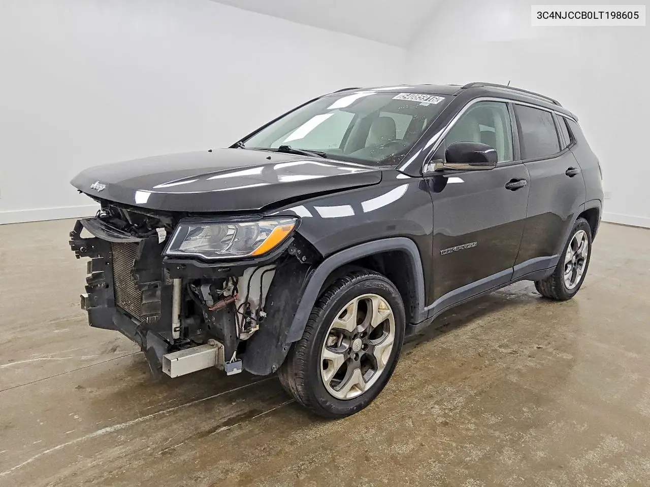 2020 Jeep Compass Limited VIN: 3C4NJCCB0LT198605 Lot: 54085916