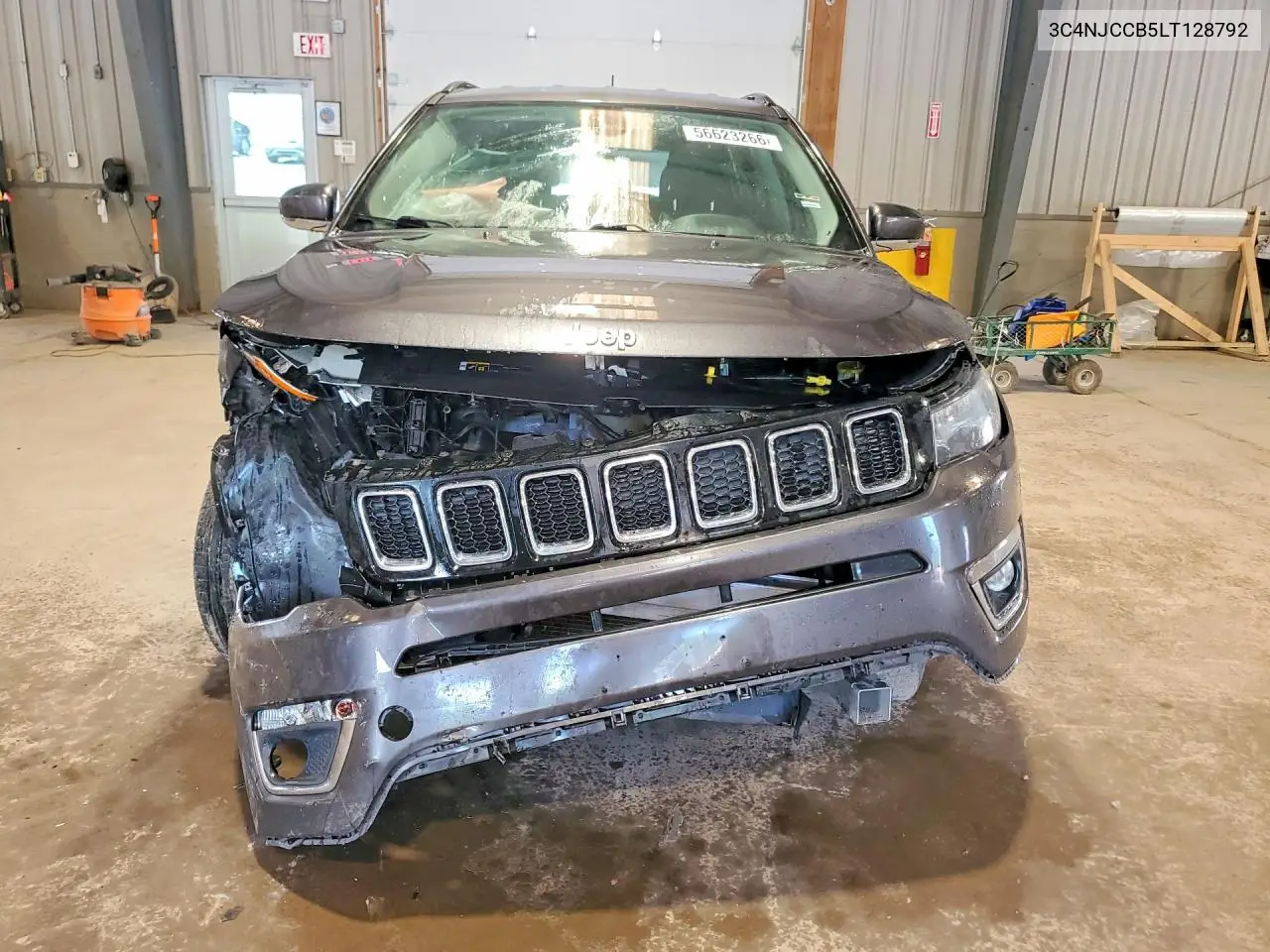 2020 Jeep Compass Limited VIN: 3C4NJCCB5LT128792 Lot: 56623266