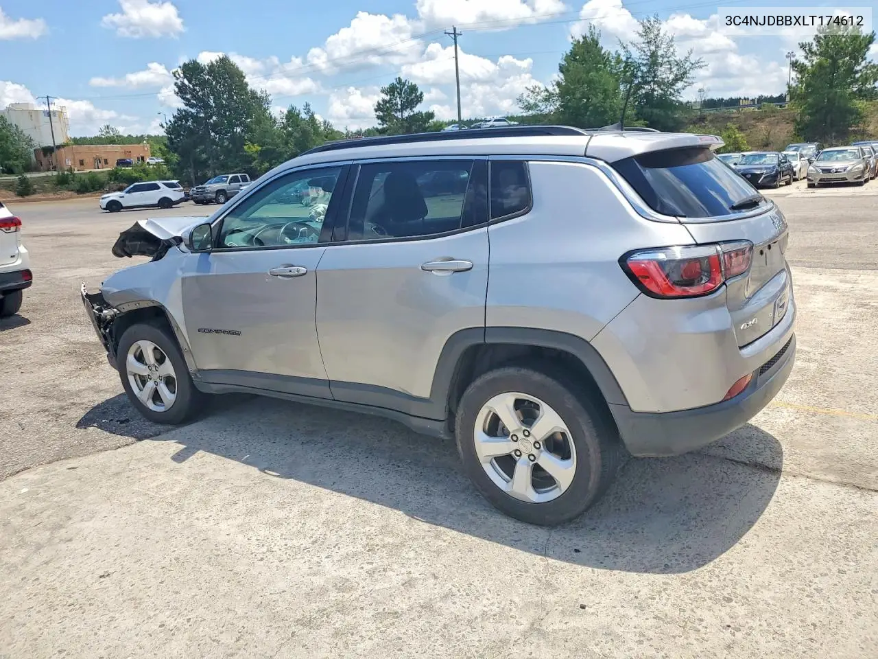 2020 Jeep Compass Latitude VIN: 3C4NJDBBXLT174612 Lot: 58364786