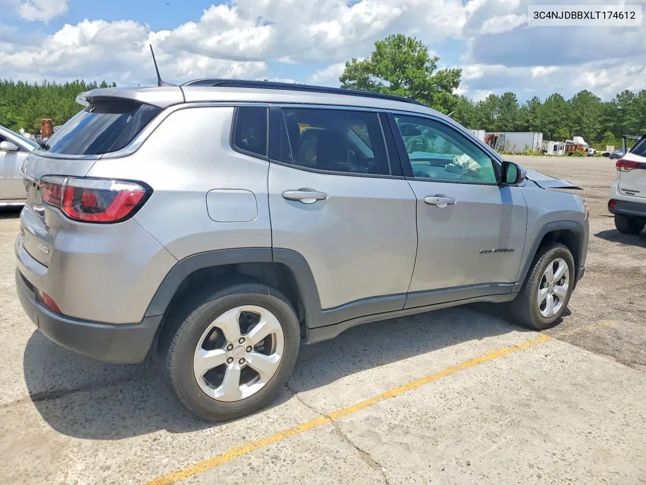 2020 Jeep Compass Latitude VIN: 3C4NJDBBXLT174612 Lot: 58364786