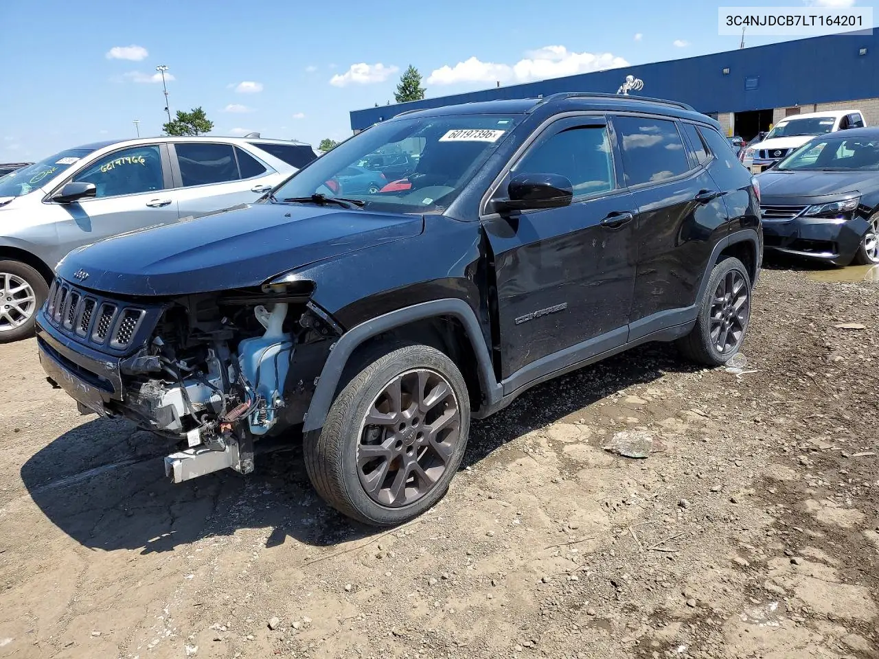 2020 Jeep Compass Limited VIN: 3C4NJDCB7LT164201 Lot: 60197396