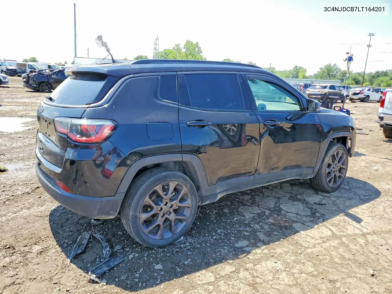 2020 Jeep Compass Limited VIN: 3C4NJDCB7LT164201 Lot: 60197396