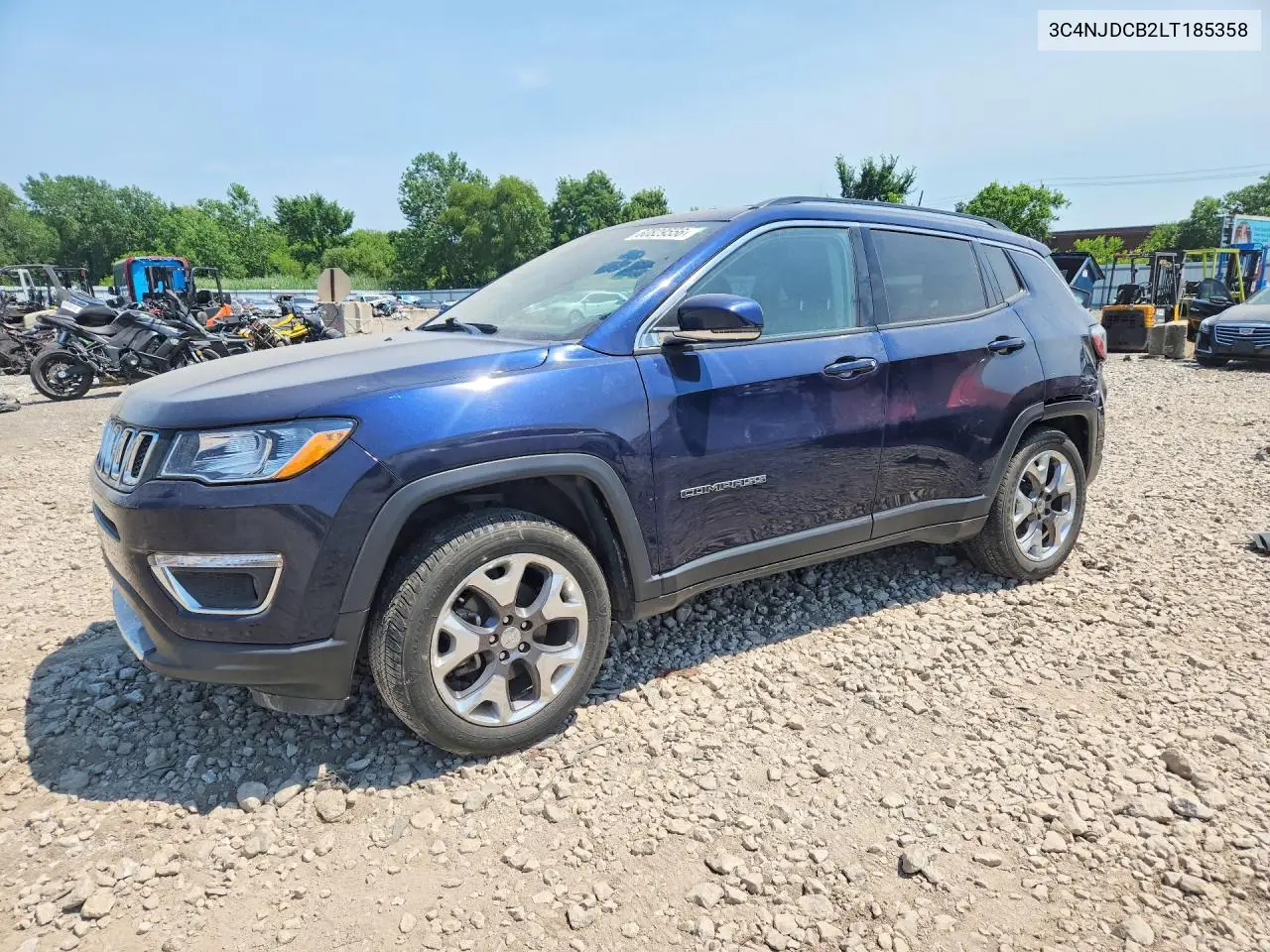 2020 Jeep Compass Limited VIN: 3C4NJDCB2LT185358 Lot: 60829556