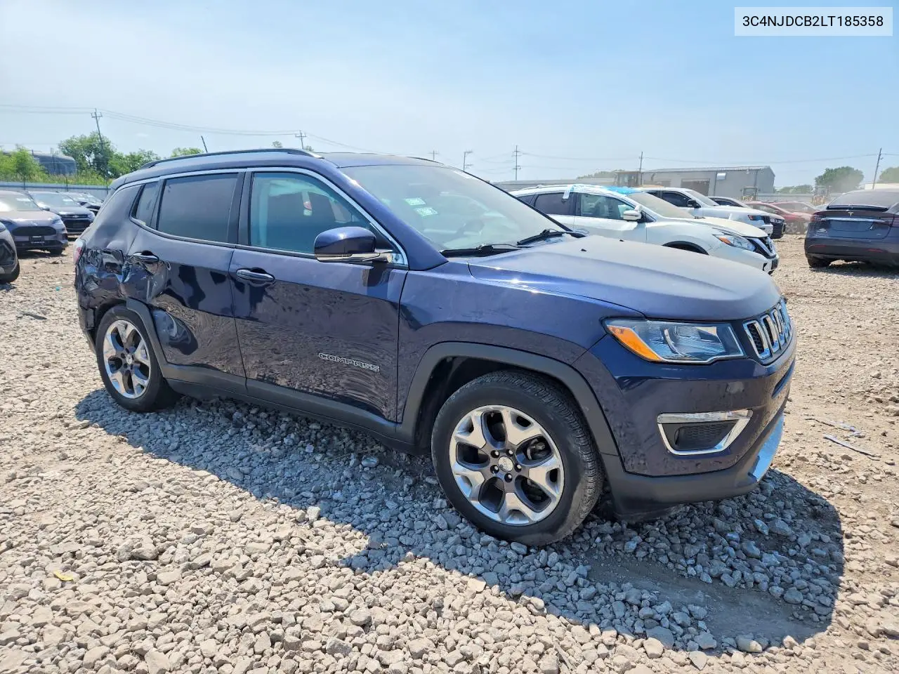 2020 Jeep Compass Limited VIN: 3C4NJDCB2LT185358 Lot: 60829556